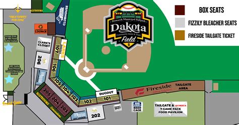 Seating Map - Bismarck Larks : Bismarck Larks