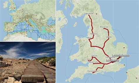 Ancient Roman Roads Map