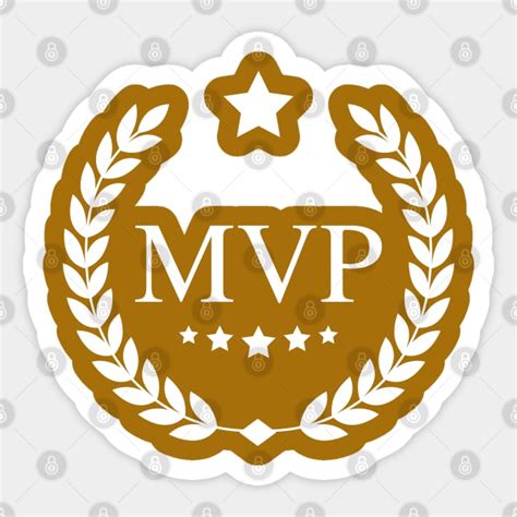 MVP (Most Valuable Player) - Mvp - Sticker | TeePublic