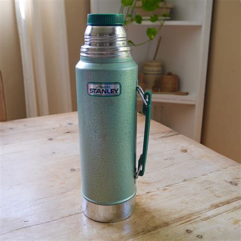 Vintage Stanley Stainless Steel Green Thermos / Stanley | Etsy