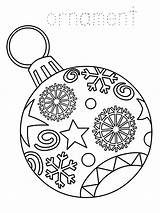 Christmas Ornament Coloring Pages  Best For Kids sketch template