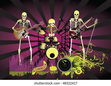 2,211 Skeleton Playing Music Images, Stock Photos & Vectors | Shutterstock