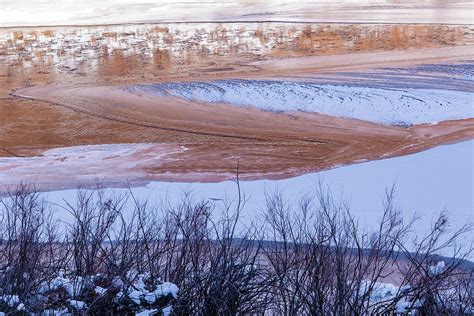 Colorado River In Winter Photograph by Deborah Hughes - Fine Art America