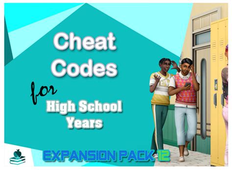 The Sims 4: High School Years Cheats