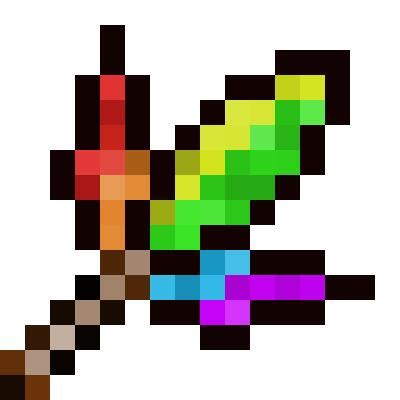 Rainbow sword | Minecraft Items | Tynker