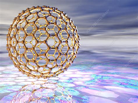 Fullerene molecule - Stock Image - A700/0265 - Science Photo Library