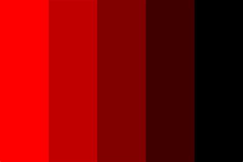 Dark Red to Light Red Color Palette