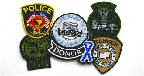 Custom Police Patches - Free Setup - High Quality and Durable