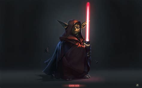 Dark Side Yoda HD Wallpaper