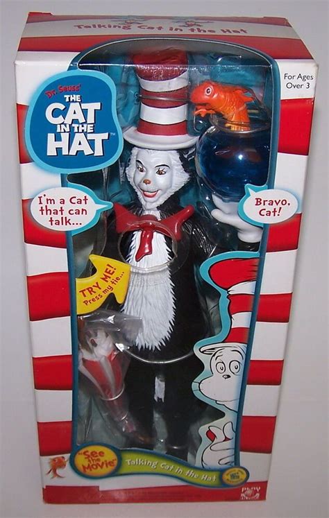 Dr. Seuss' The Cat in the Hat 12" Talking Action Figure Universal Studios NIB | Action figures ...