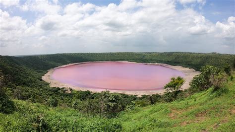 Ancient lake in India mysteriously turns pink, baffling scientists ...