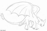 Print Toothless Coloring Page sketch template