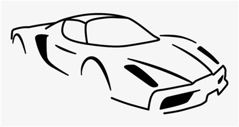 Ferrari Silhouette Png - Ferrari Sketch Png Transparent - Free Transparent PNG Download - PNGkey