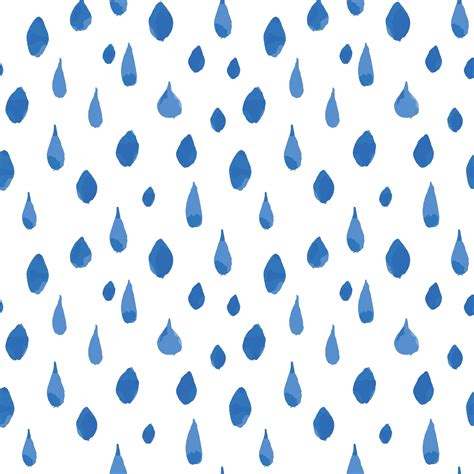 Rain drops seamless pattern. Hand drawn vector illustration. 2479858 Vector Art at Vecteezy