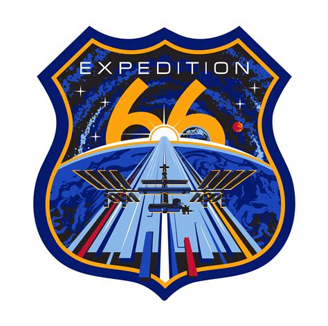 ESA - ISS Expedition 66 patch, 2021