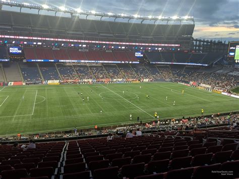 Section CL12 at Gillette Stadium - New England Revolution - RateYourSeats.com