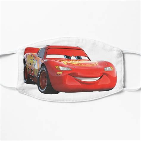 Lightning Mcqueen Face Masks | Redbubble