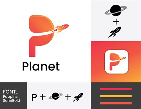 planet logo, logo Design, modern Logo Deisgn on Behance