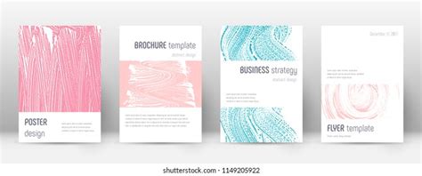 Cover Page Design Template Minimalistic Brochure Stock Vector (Royalty ...