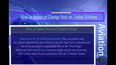 How To Choose Your Seat On United Airlines | Brokeasshome.com