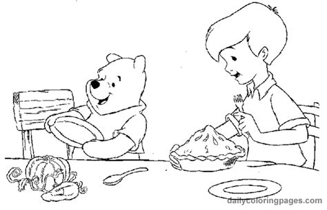 thanksgiving coloring pages | winnie the pooh thanksgiving coloring pages 02 | Thanksgiving ...