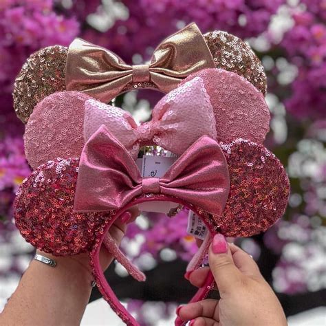 The millennial pink ears were released today at Disneyland Repost from ...