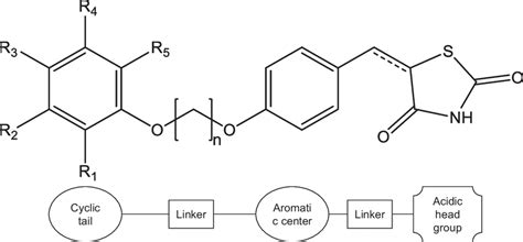 The general structure of TZD derivatives used for virtual screening | Download Scientific Diagram