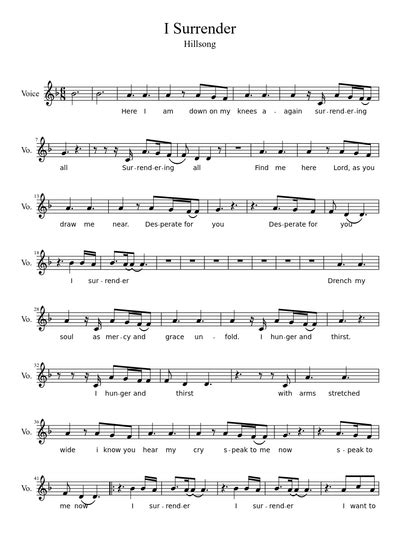 Hillsong Sheet music free download in PDF or MIDI on Musescore.com