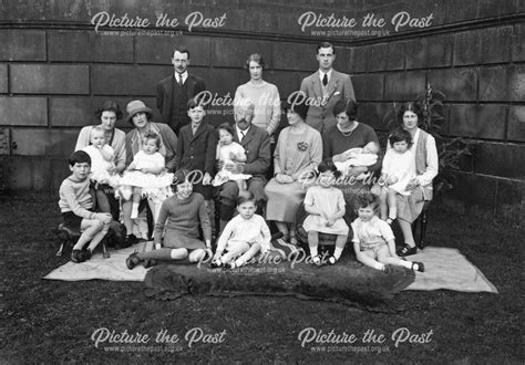 3 generations of the Cavendish family at Chatsworth House, 1927