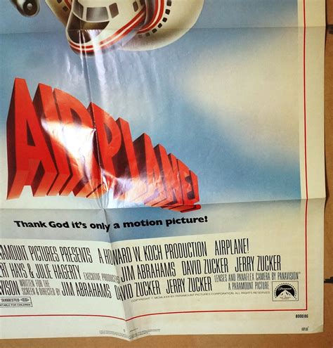 AIRPLANE ... Original Vintage 1980 Movie Poster One-Sheet | Etsy