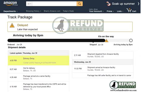 Amazon Prime - Late Package Delivery | Refund Retriever