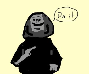 Emperor Palpatine says "DO IT" - Drawception