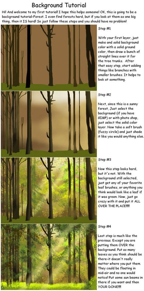 Background Tutorial by kokamo77 on deviantART | Tranh kỹ thuật số, Kỹ thuật sơn, Phong cảnh