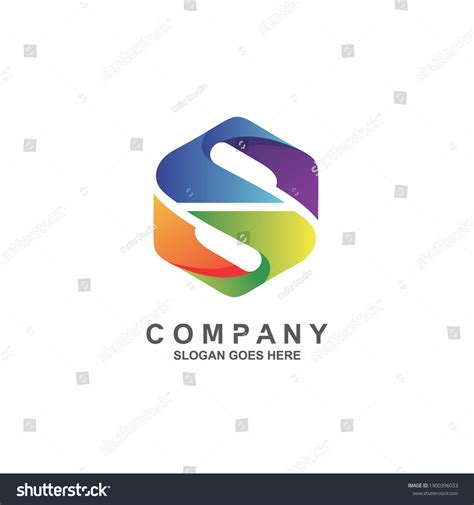 Colorful Letter S Logo Design Stock Vector (Royalty Free) 1900396033 ...