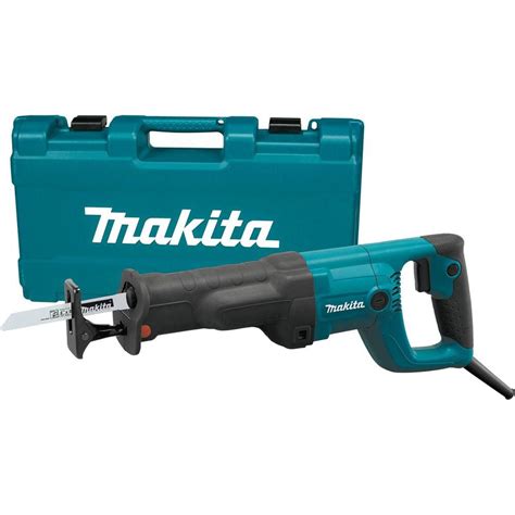 Makita 11 Amp Corded Variable Speed Reciprocating Saw With Wood Cutting Blade, Metal Cutting ...