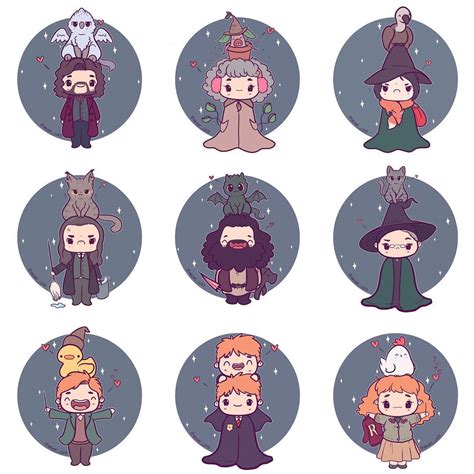 Naomi Lord on Instagram: “So many chibis! ???????? I've now added all of these Harry Potter ...