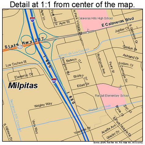 Milpitas California Area Map Dark Hebstreits Sketches - Bank2home.com