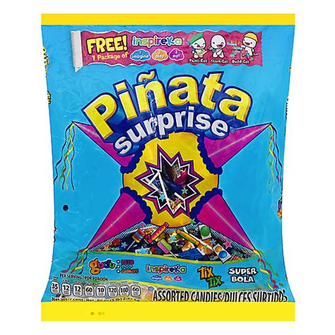 Pinata Surprise Assorted Candies 80 oz | Packaged Candy | Martins - Emerald