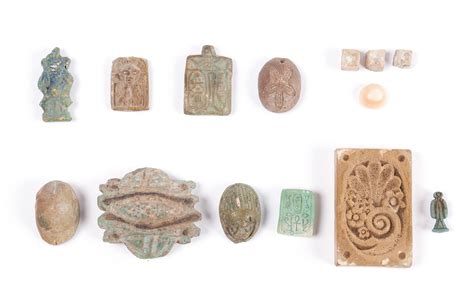 Lot - SELECTION OF EGYPTIAN ANTIQUITIES