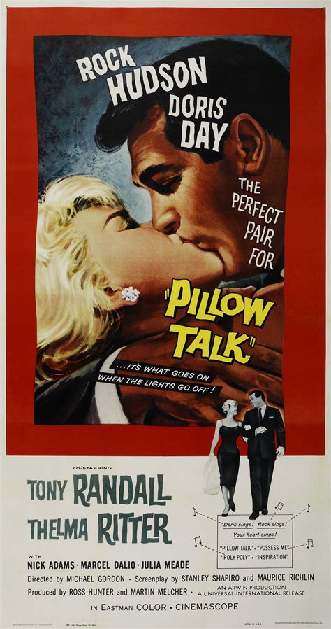 Pillow Talk (1959) Rock Hudson, Doris Day, Tony Randall, Thelma Ritter ...