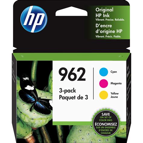 HP 962 Cyan, Magenta, Yellow Original Ink Cartridge, 3 Cartridges ...