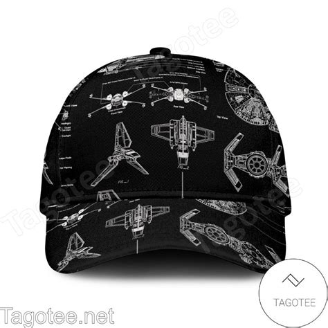 Star Wars Spaceships Blueprint Cap - Tagotee