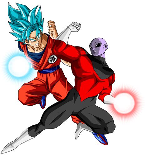 Goku SSJBLUE VS Jiren DBS by jaredsongohan on DeviantArt