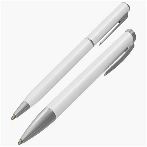 Promotional ink pens mockup 3D model - TurboSquid 1235859