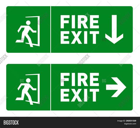 wax extent Interpretation fire exit sign green Coalescence Enroll liter