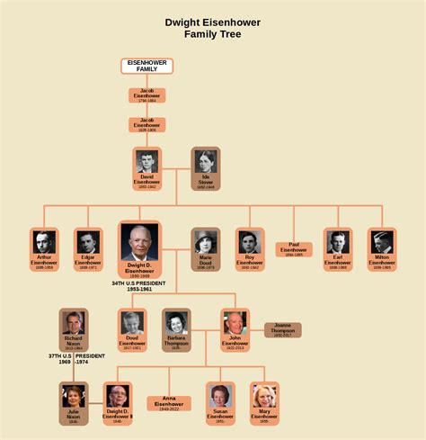 Dwight Eisenhower Family Tree : r/UsefulCharts