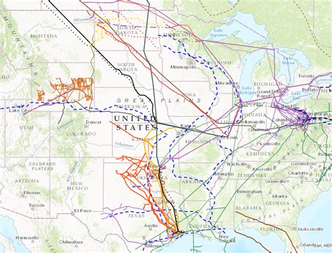 Us Oil And Gas Pipeline Map