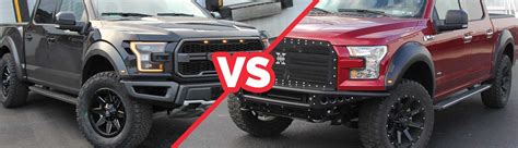 Ford Raptor vs Ford F-150