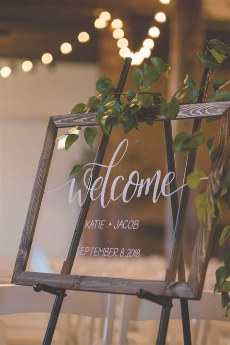 Wedding welcome sign glass frame | Signing table wedding, Diy wedding welcome sign, Wedding ...