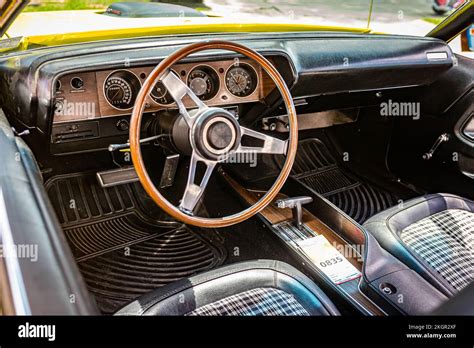 Des Moines, IA - July 03, 2022: High perspective detail interior view ...